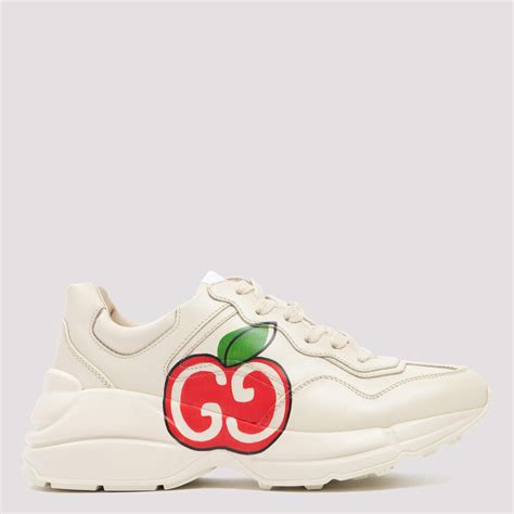 gucci cherry sneakers|gucci rhyton sneakers women.